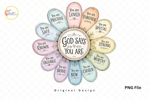 Christian Faith God Says You Are PNG — T-Shirt Designs