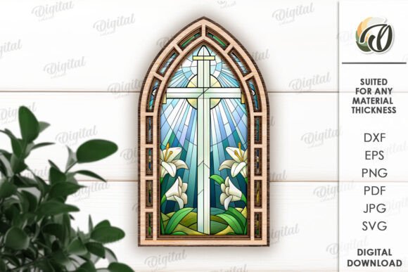 Christian Stained Glass Window Crafts