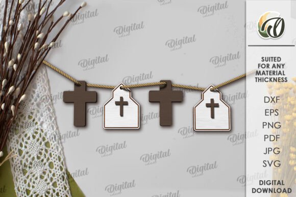 Christian Tiered Tray Decor Ornaments