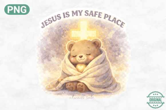 Jesus is My Safe Place PNG for Crafts