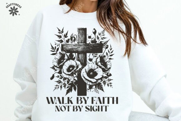 Jesus SVG, Christian PNG, Floral Bible — Crafts Design Asset