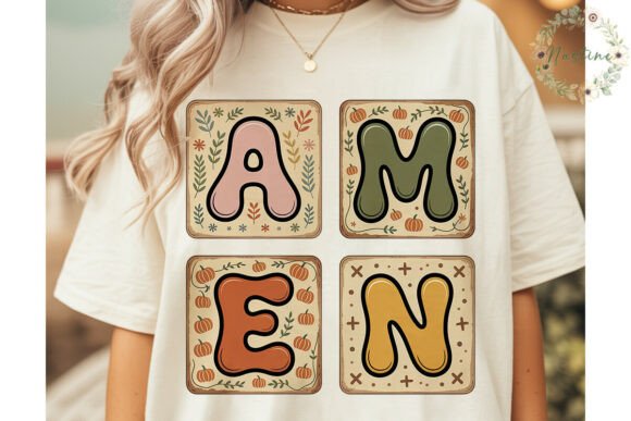 Rustic Amen Christian Illustrations