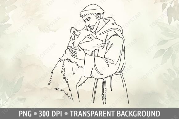 Saint Francis and the Wolf Franciscan Illustrations